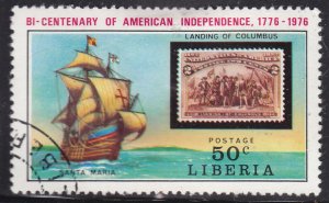 Liberia 708 American Revolution Bicentennial 1975