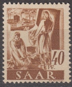 Saar Scott #166 1947 MH
