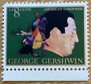 US #1484 MNH Single w/Selvage George Gershwin SCV $.30 L10