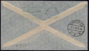 Brazil 1933 Graf Zeppelin Germany Si220A 3.SAF Cover G97430