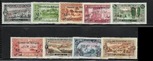 Lebanon B1 - 9 mh  2017 SCV $37.00 - B2 not counted, torn - partial set - 17787