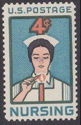 US sc#1190 1961 4c Nursing MNH