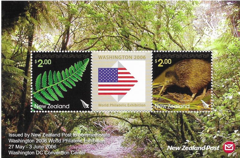 New Zealand 2070  2006  S/S  VF  Mint NH