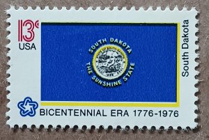 United States #1672 13c South Dakota State Flag MNG (1976)