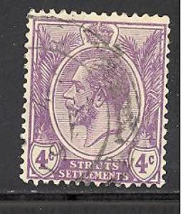 Straits Settlements 184 used SCV $ 0.20 (RS)