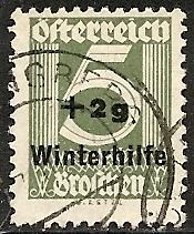 AUSTRIA B118 USED 1933 Winterhelp