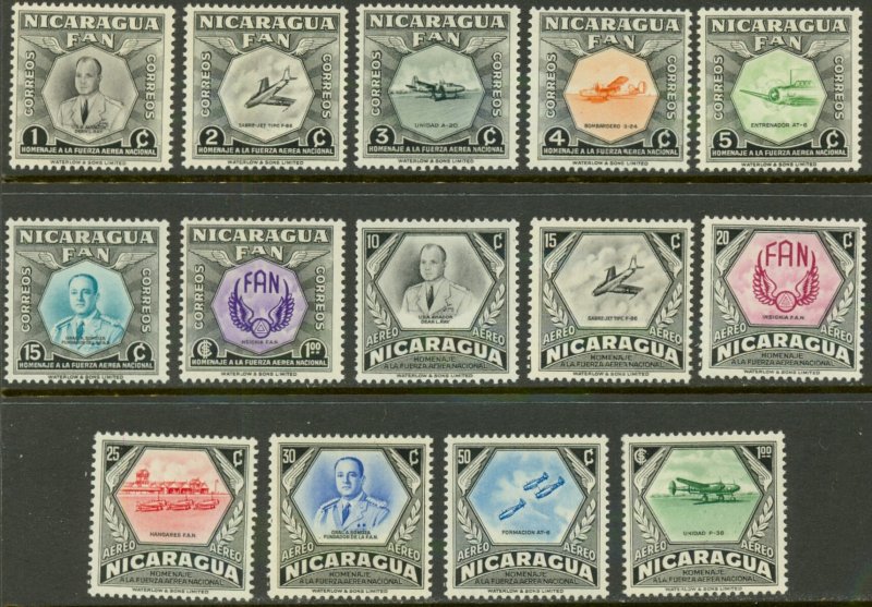 NICARAGUA 755-61,C346-52 MH CV $11.10 BIN $6.00