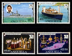 Anguilla 1977 Sc#271/274  SHIPS/SILVER JUBILEE Set (4) MNH