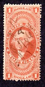 US Revenue  Scott # R73c,   used  Mortgage   Lot 190118