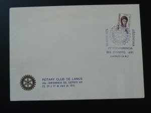 Rotary International conference Lanus cover Argentina 1975