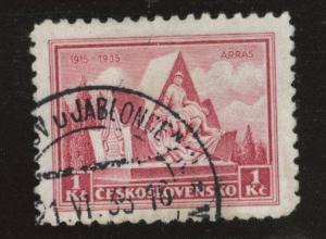 CZECHOSLOVAKIA Scott 206 Used stamp