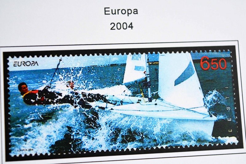 COLOR PRINTED ESTONIA 1918-2010 + 2011-2020 STAMP ALBUM PAGES (112 ill. pages)