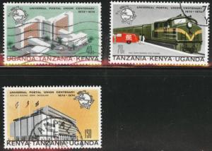 Kenya Ugand Tanganyika, KUT  Scott 292-294 Used short set