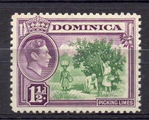 Dominica 1938 GVI Early Issue Fine Mint Hinged 1.5d. 082808