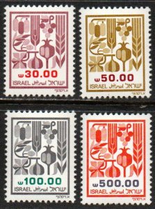 Israel Sc #876-879 MNH