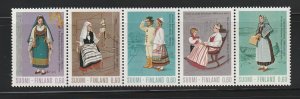 Finland 537a Set MNH Costumes (B)