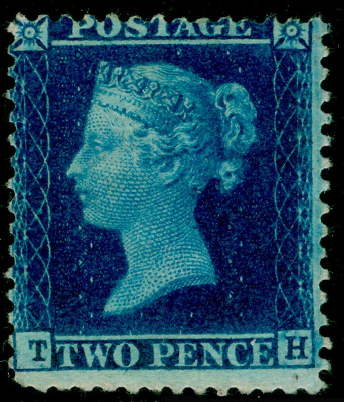 SG34, 2d blue plate 5, LC14, M MINT. Cat £2850. TH