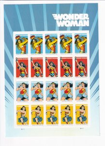 U.S.: Sc #5149-52, Wonder Woman, Forever Stamps, MNH, Sheet of 20