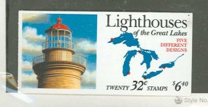 United States #BK230  Single (Complete Set) (Lighthouses)