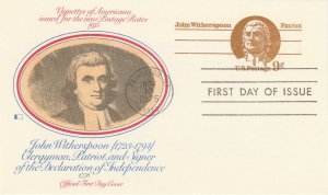 Scott# UX69 UPSS#S86 Fleetwood FDC US Postal Card.