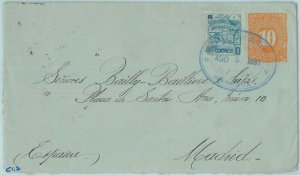 68769 - NICARAGUA - Postal History - POSTAL STATIONERY COVER to SPAIN - 1897-