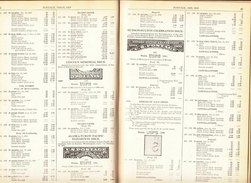 1936 Scott United States Stamp Catalog TIPEX edition 290 pgs hardbound