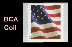US 5158 Flag forever coil single BCA (1 stamp) MNH 2017 
