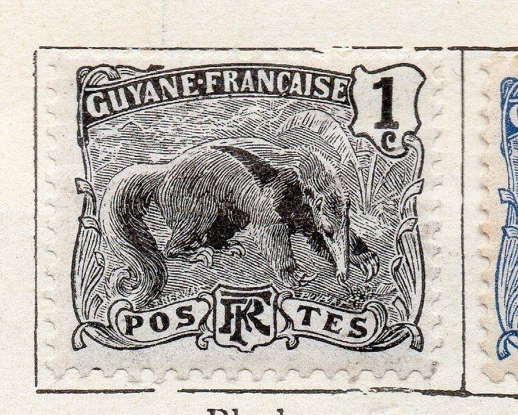 French Guiana 1904 Early Issue Fine Mint Hinged 1c. 135922