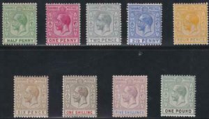 Bahamas SC 49-56 Mint 1921-1934 SCV$ 322.00 Set