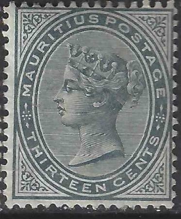 Mauritius 1880 SC 62 MLH S