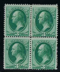 *147 BLOCK OF 4, FINE (2NH) SCOTT $1200.00++