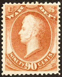 US Stamps # O93 MLH F-VF Officials Scott Value $225.00