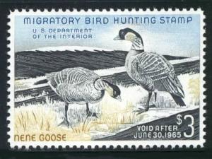 #RW31 SUPERB MNH OG-GEM 1964 DUCK STAMP