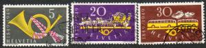 Switzerland  Scott  325-327  Used   Complete 