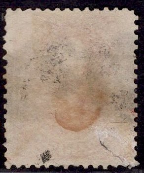 US Stamp #166 90c Rose Carmine Perry USED SCV $275. Superb Centering!