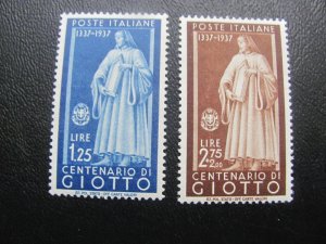 ITALY 1937 MNH SC 393 AND 396 XF  (152)