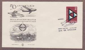 Argentina # 740 , Soaring Into Space FDC - I Combine S/H