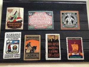 Poster stamps exhibition & fairs cinderella stamp seals A13078