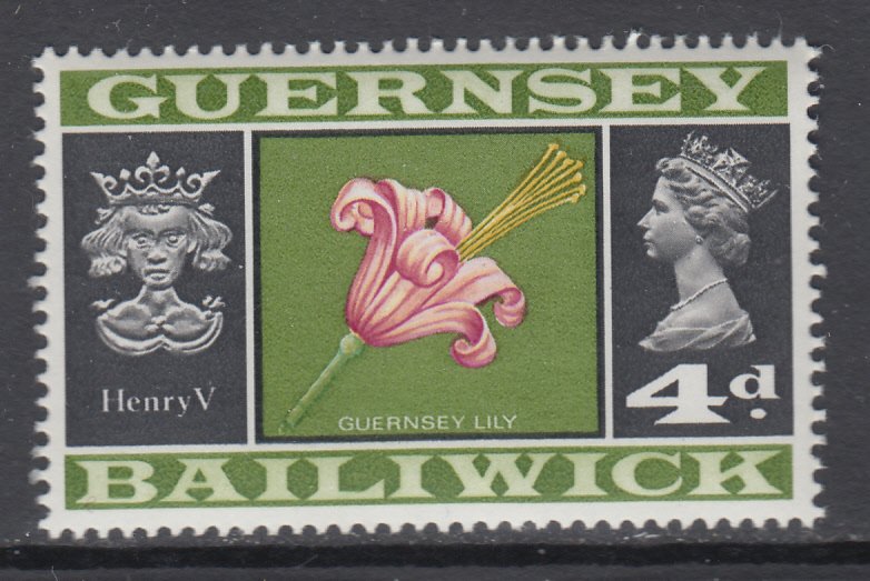 Guernsey 13 Flower MNH VF