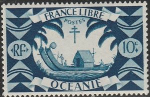 French Polynesia, #137 Mint Hinged From 1942