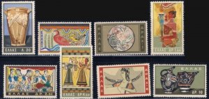 Greece 708-15 MNH 1961 Minoan Art