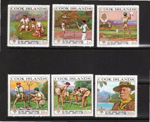 Cook Islands 1969 MNH Sc 248-53