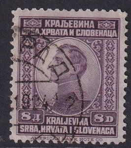 Yugoslavia   #24  used 1923  King Alexander  8d