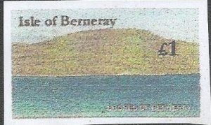 BERNERAY - View of Island - Imperf Single Stamp - M N H - Private Issue
