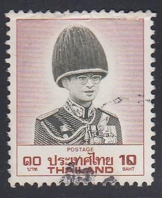 Thailand #1248 used, King Bhumibol Adulyadej, 1988.Fault