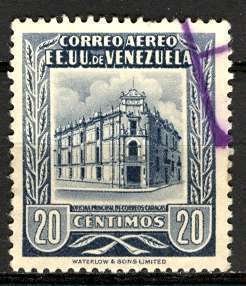 Venezuela; 1953: Sc. # C567: Used Single Stamp