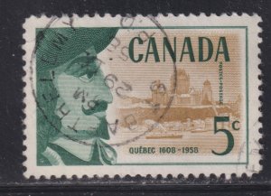 Canada 379 Samuel de Champlain 5¢ 1958