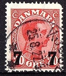 DENMARK  1926 Scott 183 used fvf