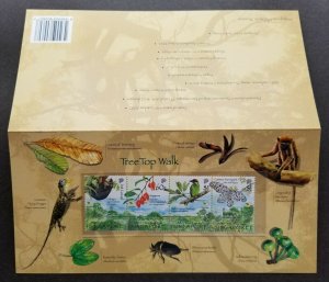 Singapore Tree Top Walk 2005 Bird Butterfly Fruit Insect Monkey (p.pack) MNH