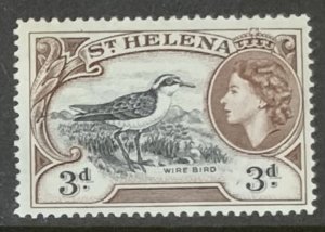 ST.HELENA 1953 DEFINITIVE 3d WIRE BIRD. MOUNTED MINT